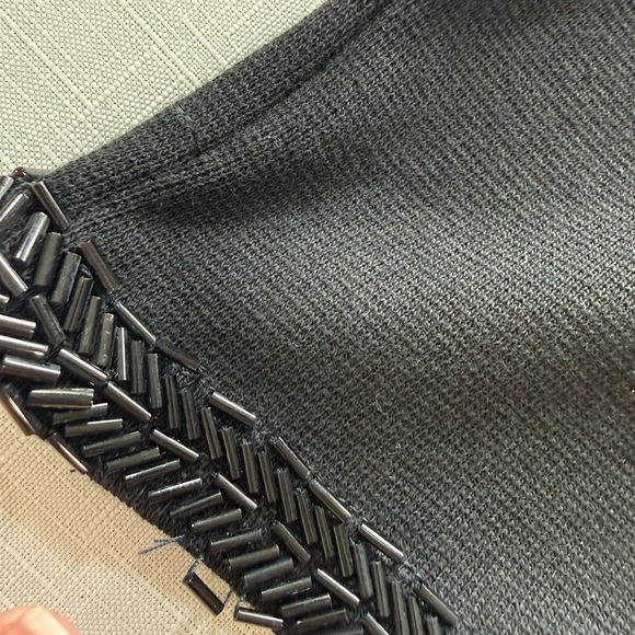 Women’s Vintage Lisa Ashley Black Floral Embellished Top Size Small - Picture 5 of 15